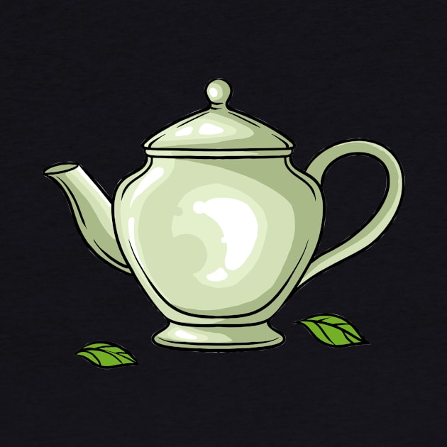 Tea Lover Teapot by fromherotozero